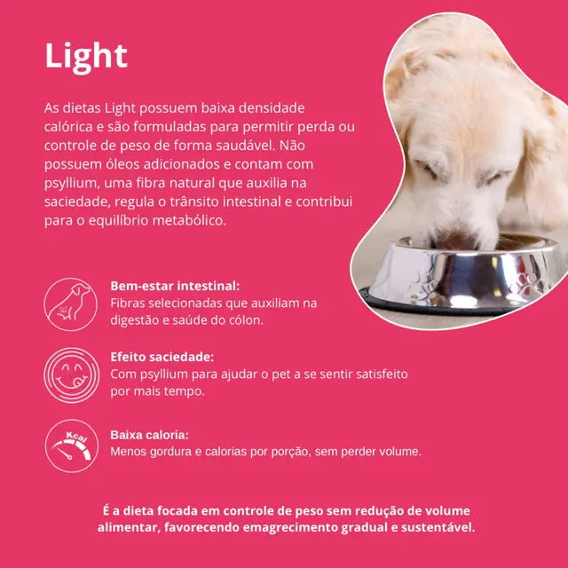 Amordida Alimentação Natural Super Premium Light Cães Adultos e Sênior